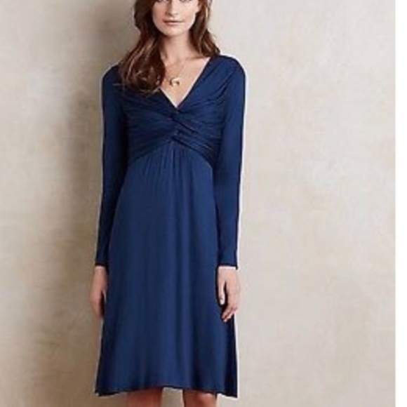 Anthropologie Dresses & Skirts - NWT Bailey 44 Anthropologie Blue Knot Dress Sz L